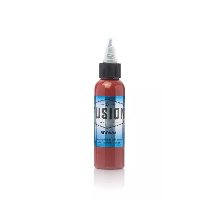 Fusion Brown 30ml ink Baker Tattoo Supply Paris France