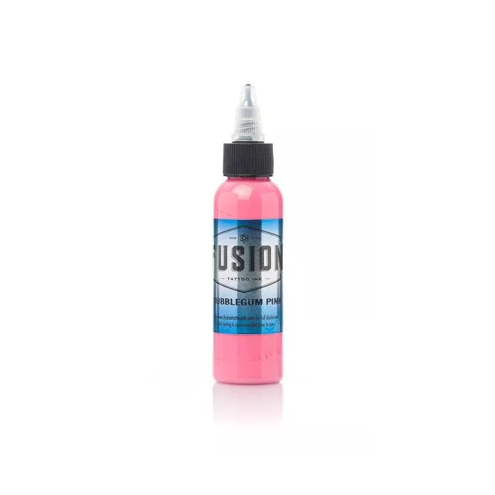 Fusion Bubblegum Pink 30ml Encre fournisseur de matériel de tatouage Baker Tattoo Supply Paris France