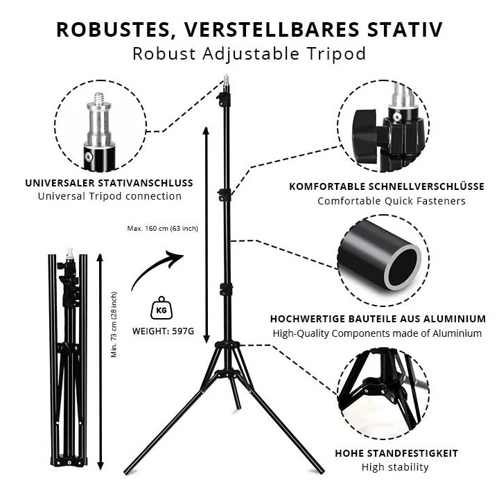 SWAVGO - 10 inch Ring Lamp