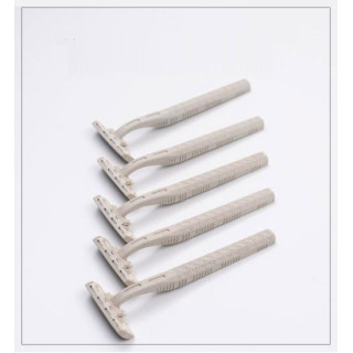 Maquinillas de afeitar biodegradables de doble hoja